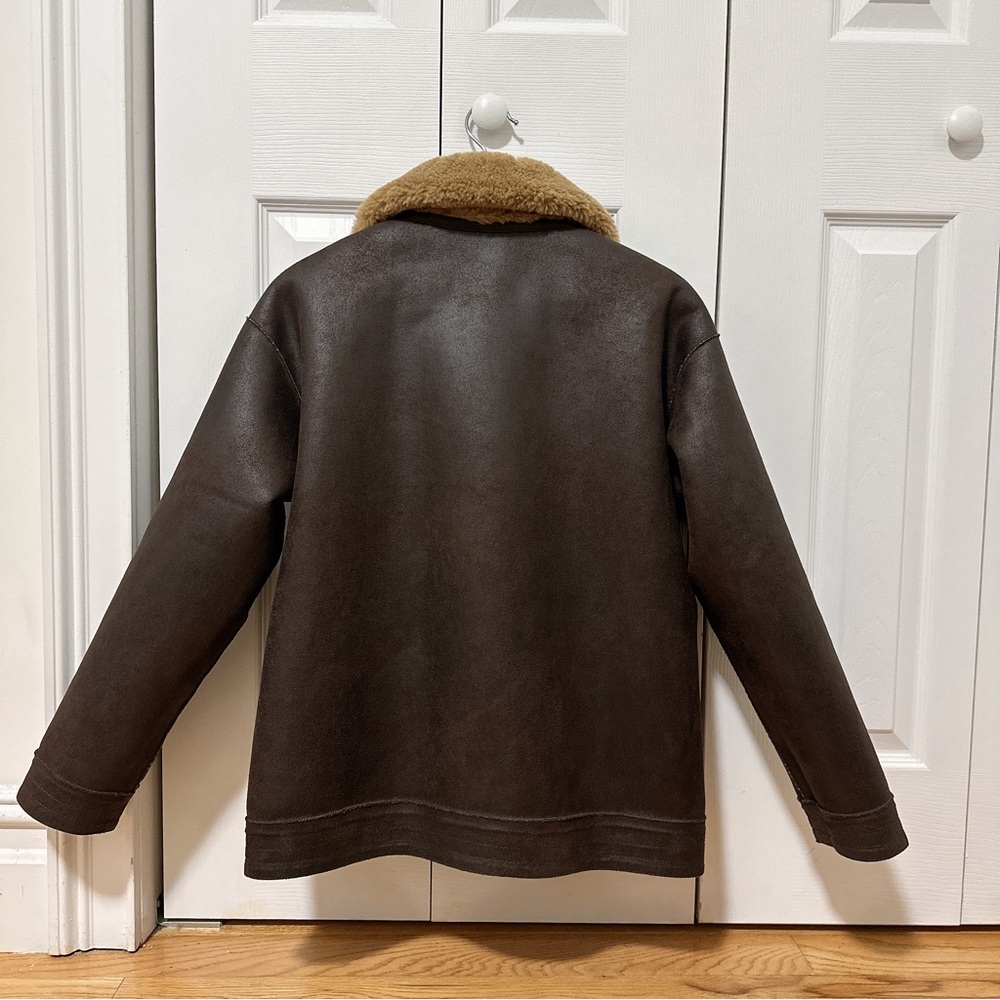 Mango Faux Shearling Reversible Jacket - Picture 14 of 16